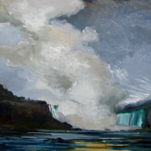 Niagara Falls - Canadian Falls painting